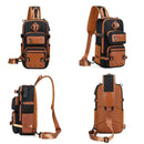 Anti-Theft Sling Bag Men Crossbody Chest Backpack USB Waterproof Travel Bag by 2Dropme