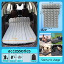 Car Inflatable Mattress Back Seat Bed SUV Travel Air Bed w/ Pump & Pillows by 2Dropme