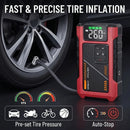9-in-1 Portable Jump Starter with Air Compressor 12V Car Battery Booster USB LED by 2Dropme