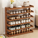 5/6 Tier Bamboo Shoe Rack Organizer Wooden Shelf Entryway Space Saving by 2Dropme