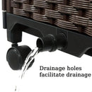 Raised Garden Bed Planter Box w/ Drainage Outdoor Balcony Vegetable Flower by 2Dropme