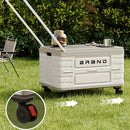 Collapsible Storage Bins Box with Lids And Handle - Portable Plastic Storage by 2Dropme