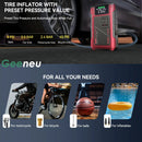 9-in-1 Portable Jump Starter with Air Compressor 12V Car Battery Booster USB LED by 2Dropme