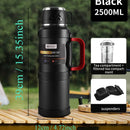 Multi-Size - Insulated Water Bottle Stainless Steel Thermos Mug Handle by 2Dropme