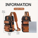 Anti-Theft Sling Bag Men Crossbody Chest Backpack USB Waterproof Travel Bag by 2Dropme