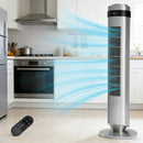 Tower Fan Bladeless 5 Speeds 4 Modes 64° Oscillating Quiet Remote 12H Timer by 2Dropme