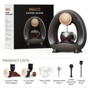 2 in 1 Single Serve Coffee Maker K Cup & Ground Coffee Brewer 4-8 Cup Size by 2Dropme