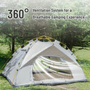3-4 Person Instant Pop Up Camping Tent Waterproof Quick Setup Outdoor Portable by 2Dropme