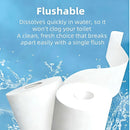 Spring Touch 4-Ply Toilet Paper Ultra Soft Strong Bath Tissue 10/20/30 Rolls Lint-Free by 2Dropme