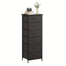 Tall Dresser Storage Organizer 6/7 Drawers Bedroom Chest Fabric Storage Tower