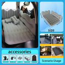 Car Inflatable Mattress Back Seat Bed SUV Travel Air Bed w/ Pump & Pillows by 2Dropme