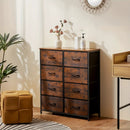 8 Drawer Dresser Storage Organizer Fabric Drawers Chest Bedroom Hallway Unit by 2Dropme