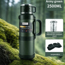 Multi-Size - Insulated Water Bottle Stainless Steel Thermos Mug Handle by 2Dropme