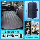 Car Inflatable Mattress Back Seat Bed SUV Travel Air Bed w/ Pump & Pillows by 2Dropme
