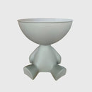 Bear Side Table with Storage – Modern Animal Shaped Nightstand End Table for Bedroom Living Room Patio by 2Dropme