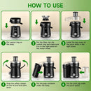500W Centrifugal Juicer Machine 3 Speed Wide Mouth Fruit Vegetable Extractor by 2Dropme