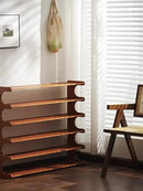 5/6 Tier Bamboo Shoe Rack Organizer Wooden Shelf Entryway Space Saving by 2Dropme
