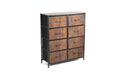 8 Drawer Dresser Storage Organizer Fabric Drawers Chest Bedroom Hallway Unit by 2Dropme