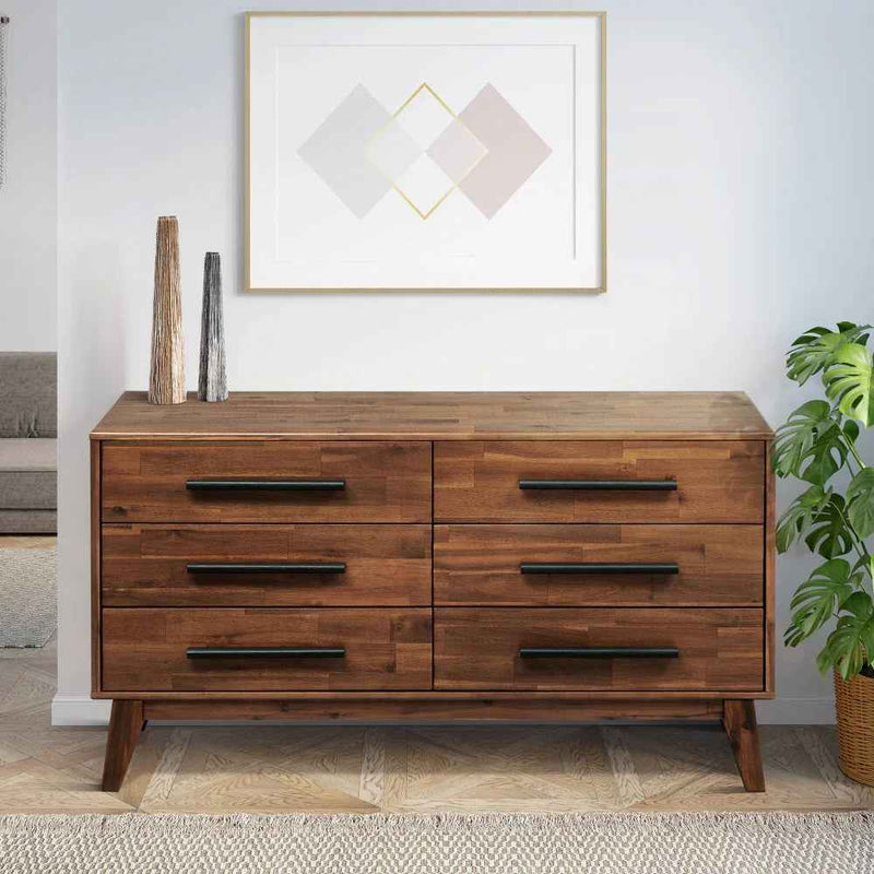 Acacia Legacy Solid Wood Dresser for Timeless Elegance and Durability