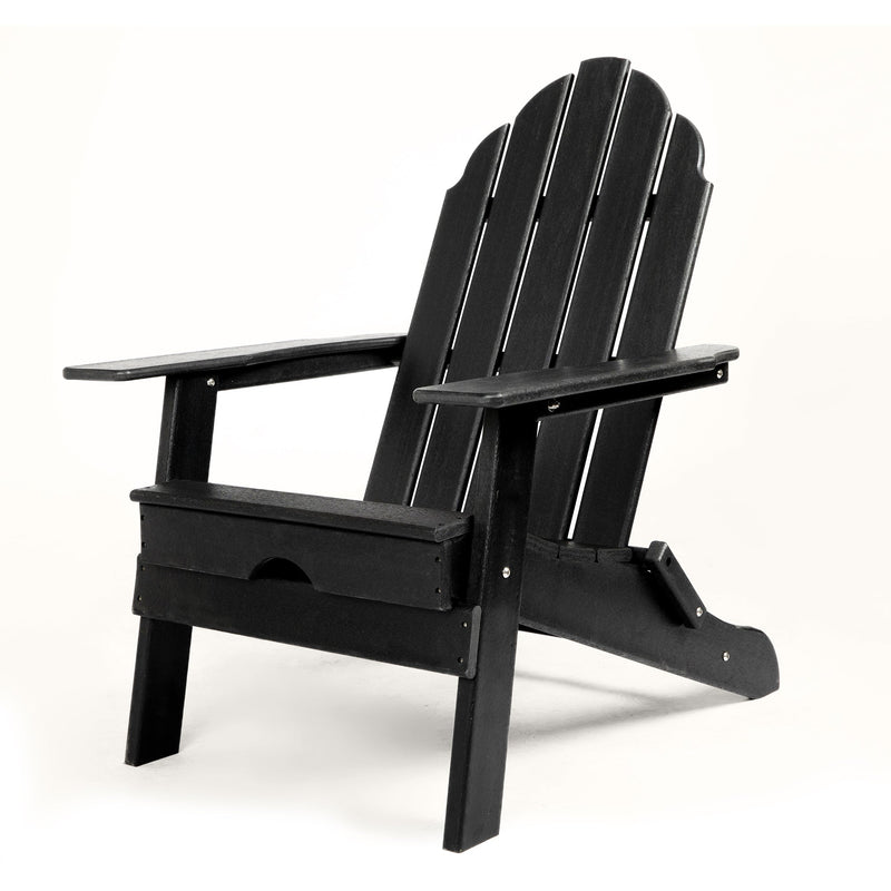 New Tradition Folding Adirondack Chair by ResinTeak