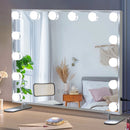 2-in-1 Vanity Mirror with 14 Dimmable LED Bulbs by LJGDeals