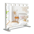 2-in-1 Vanity Mirror with 14 Dimmable LED Bulbs by LJGDeals
