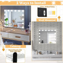 2-in-1 Vanity Mirror with 14 Dimmable LED Bulbs by LJGDeals