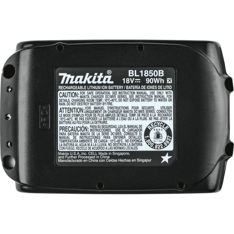 Makita BL1850B 18V LXT® Lithium‑Ion 5.0Ah Battery