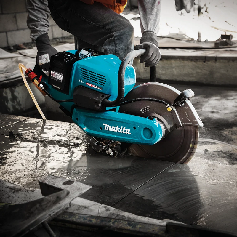 Makita GEC01PL4 80V max (40V max X2) XGT® Brushless 14" Power Cutter Kit with 4 Batteries, AFT®, Electric Brake (8.0Ah)