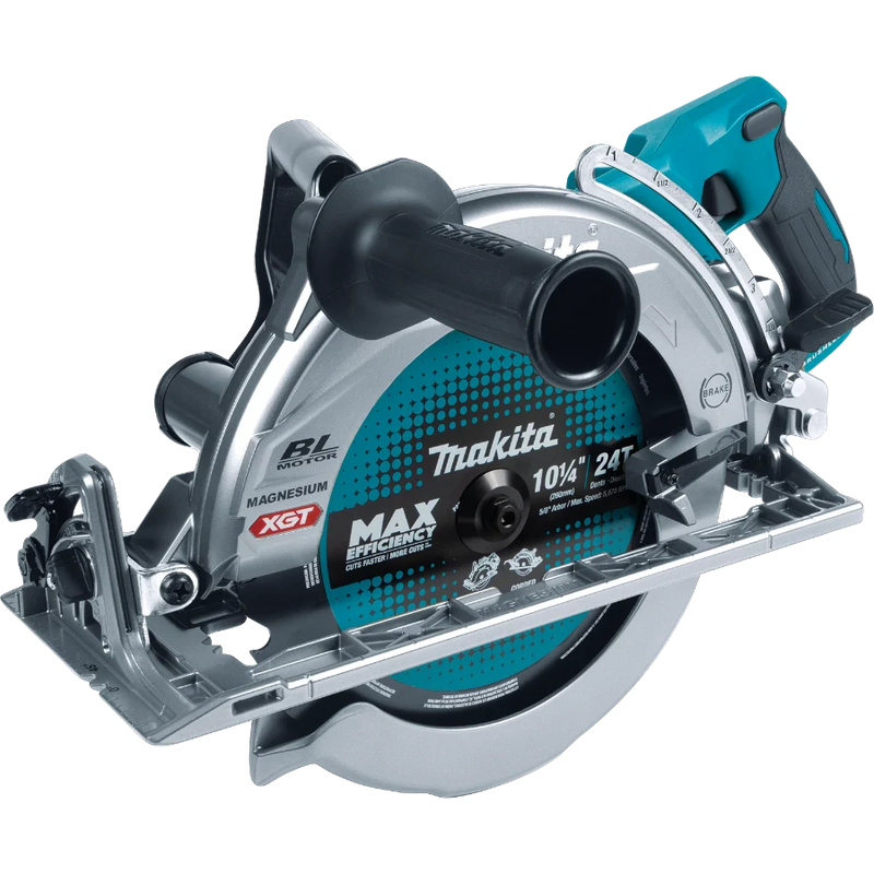 Makita GSR02M1 40V max XGT® Brushless Cordless Rear Handle 10‑1/4" Circular Saw Kit, AWS® Capable (4.0Ah)