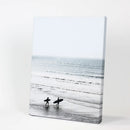 Summer Malibu Themed Wall Decor. Surfers on the Beach by Wall Art Set