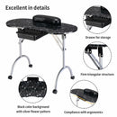 Foldable Manicure Table with Drawer and Wrist Cushion by DirectDeals