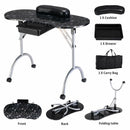 Foldable Manicure Table with Drawer and Wrist Cushion by LJGDeals