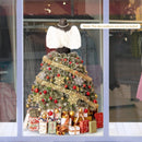 5 FT Pre-lit Mannequin Artificial Christmas Tree Hinged Dress Form Xmas Tree with 465 Branch Tips by LJGDeals