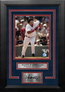 Manny Ramirez Running Action Boston Red Sox 8" x 10" Framed Baseball Photo with Engraved Autograph by Dynasty Sports & Framing