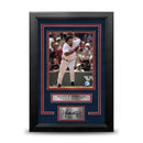 Manny Ramirez Running Action Boston Red Sox 8" x 10" Framed Baseball Photo with Engraved Autograph by Dynasty Sports & Framing