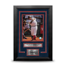 Manny Ramirez Swinging Action Boston Red Sox 8" x 10" Framed Baseball Photo with Engraved Autograph by Dynasty Sports & Framing