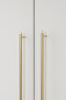 Brushed Gold "Manor" Knurled Cabinet Knobs and Drawer Pulls