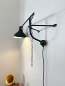 Spiral Mantis Arm Wall Lamp