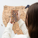 Wooden 3d Map of USA - Gold