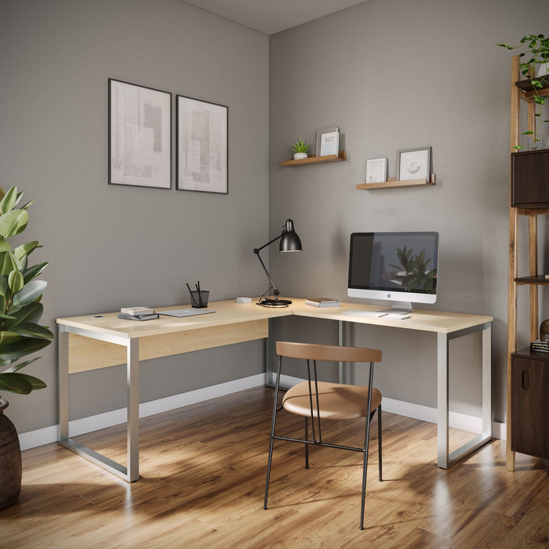 Custom L-Shaped Executive Desk 72" x 72" | Reversible Return