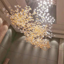 Maple Leaf Glass Chandelier