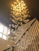 Maple Leaf Glass Chandelier