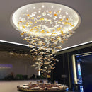 Maple Leaf Glass Chandelier
