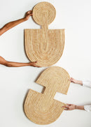 Maravi Natural Palm Leaves Woven Wall Art