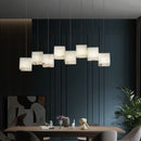 Simple Alabaster Box chandelier