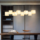 Simple Alabaster Box chandelier
