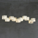 Simple Alabaster Box chandelier
