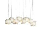 Simple Alabaster Box chandelier