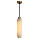Alabaster Flute Pendant Light